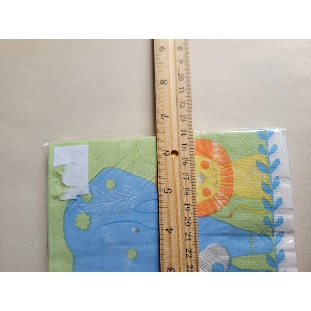 Oh Baby It's A Boy Jungle‎ Safari Shower Plates and Napkins Set 82pc Bundle